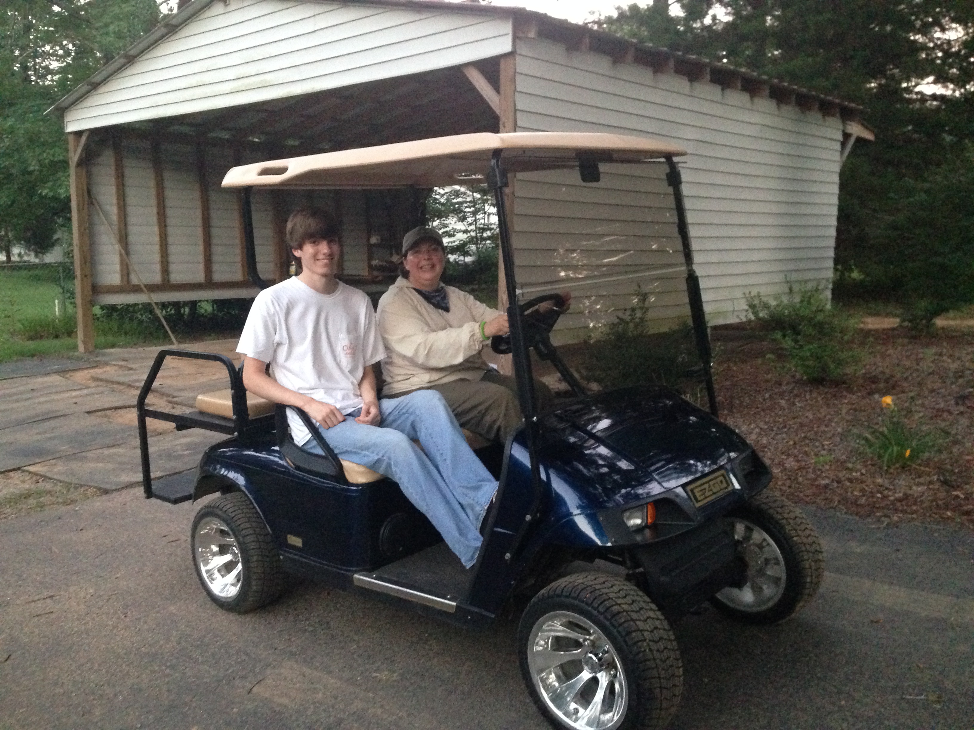 New Golf Cart for Blueberry Farm